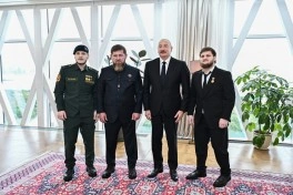 Prezident İlham Əliyev və Ramzan Kadırov birgə nahar ediblər