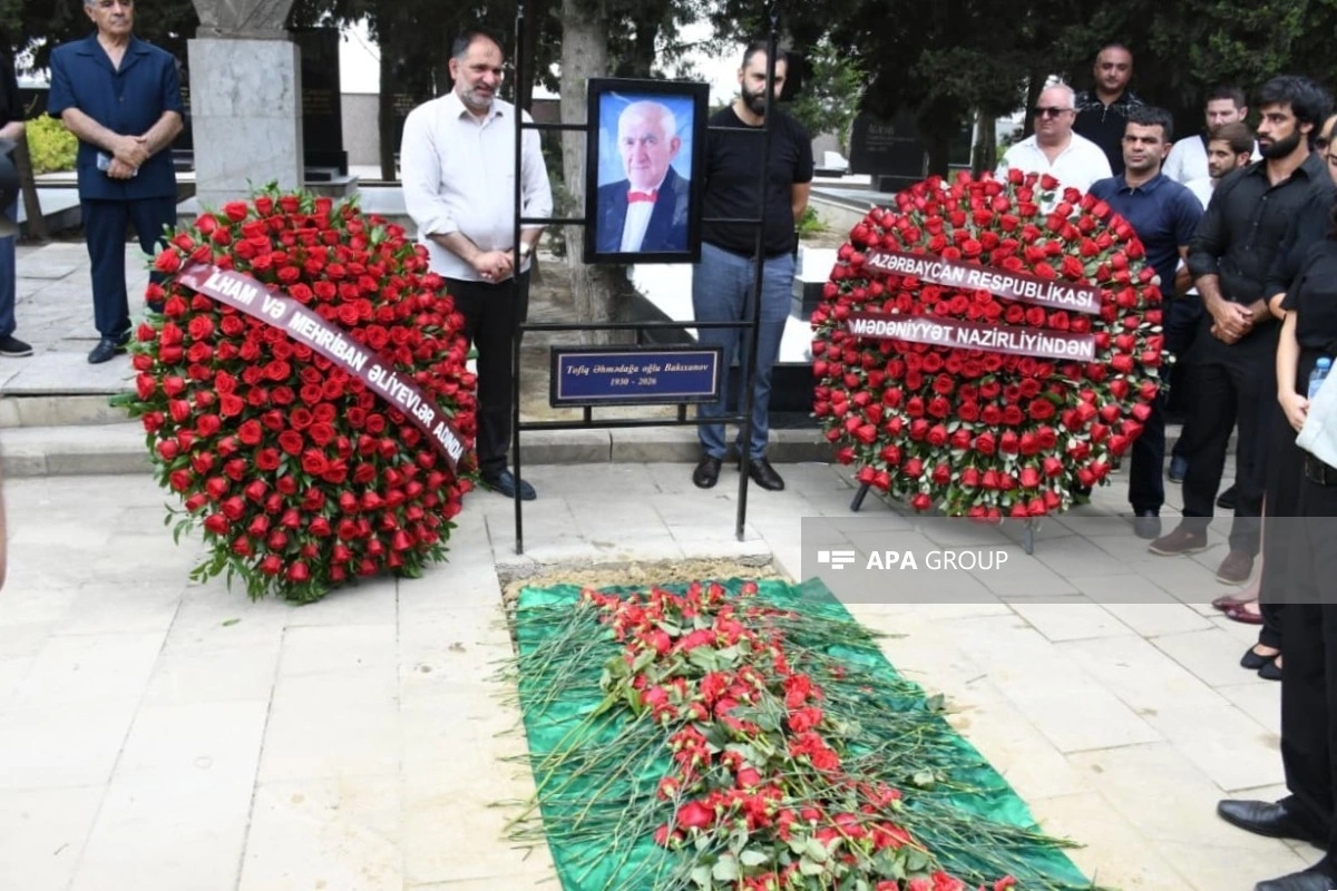 Xalq artisti Tofiq Bakıxanov II Fəxri xiyabanda dəfn edilib - YENİLƏNİB-2 - FOTO