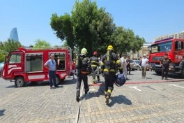 FHN  “İçərişəhər” Dövlət Tarix-Memarlıq Qoruğu İdarəsi ilə birgə təlim keçirib - FOTO - VİDEO