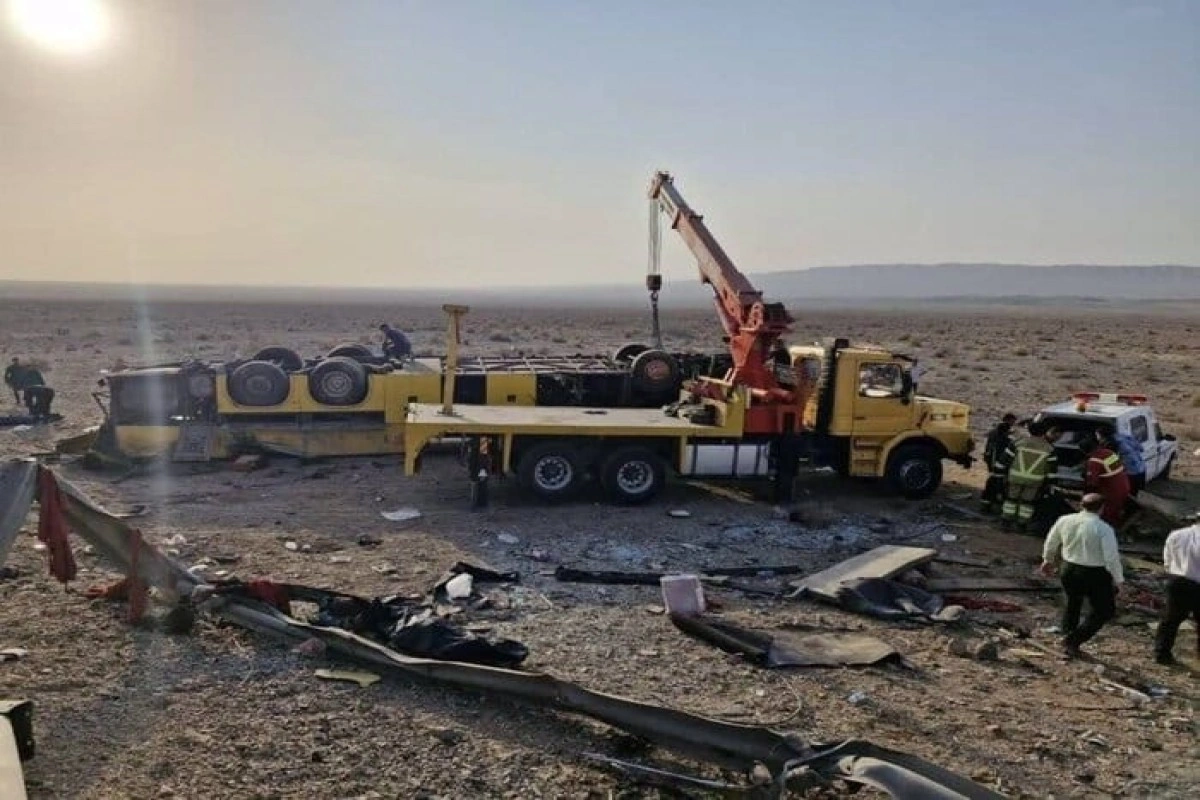 Tehranda avtobus aşıb: 11 nəfər ölüb, 24 nəfər xəsarət alıb