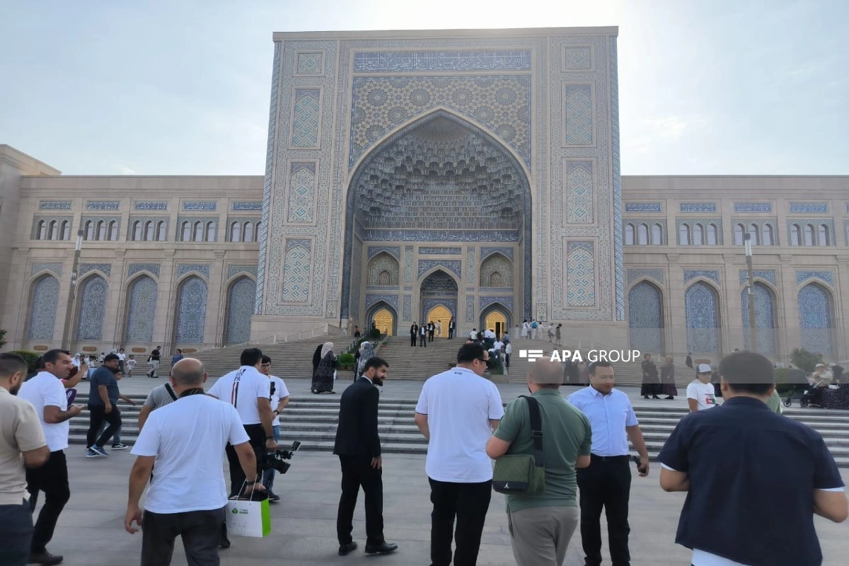 Azərbaycan media nümayəndələri Özbəkistanda İslam Sivilizasiyası Mərkəzində olublar - FOTO