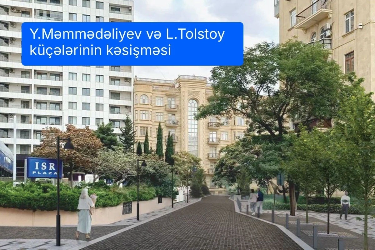 Xaqani bağı və Fəvvarələr meydanından Qış parkına və Mərkəzi parka iki piyada marşrutu formalaşdırılır