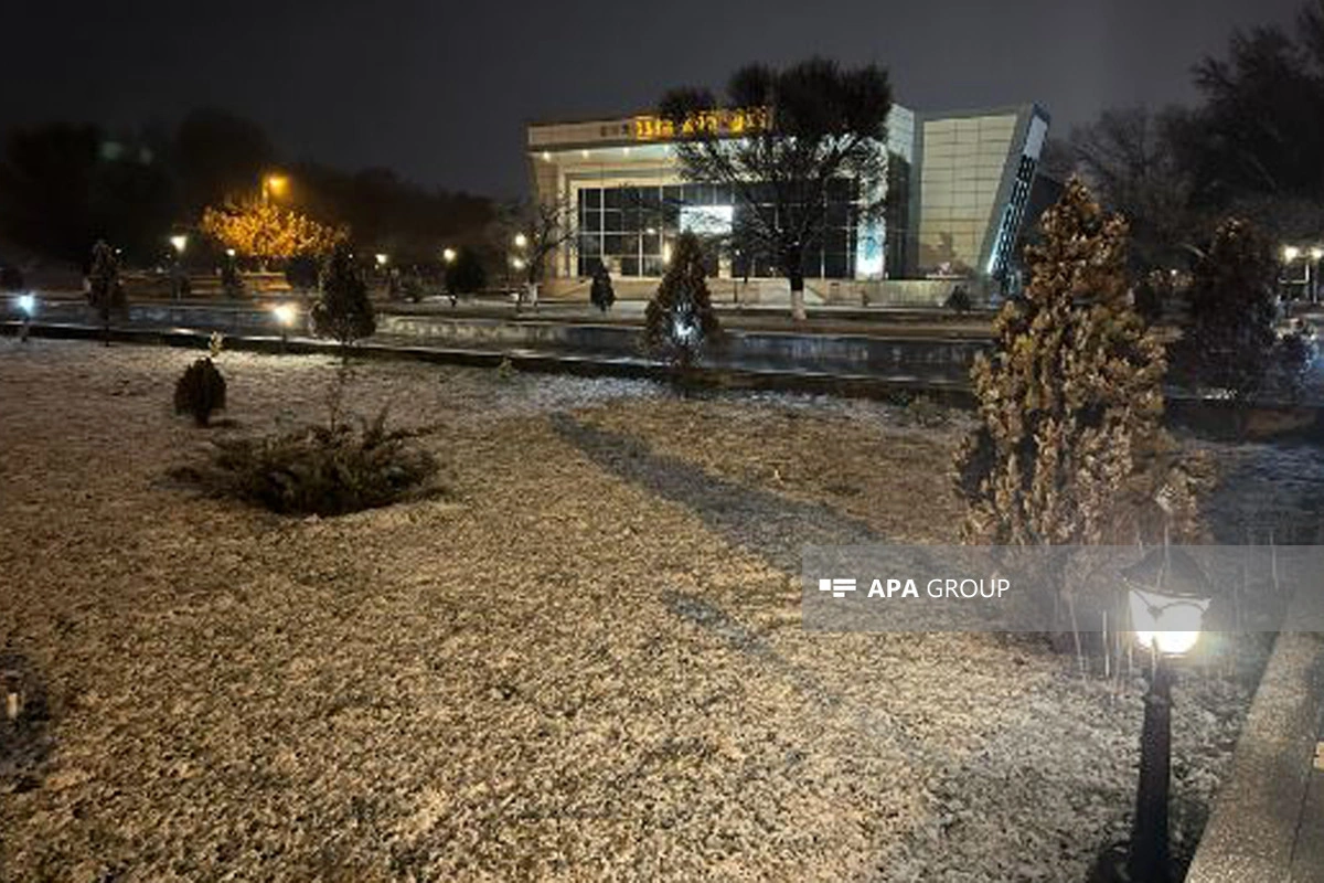 Naxçıvana ilk qar yağıb - FOTO