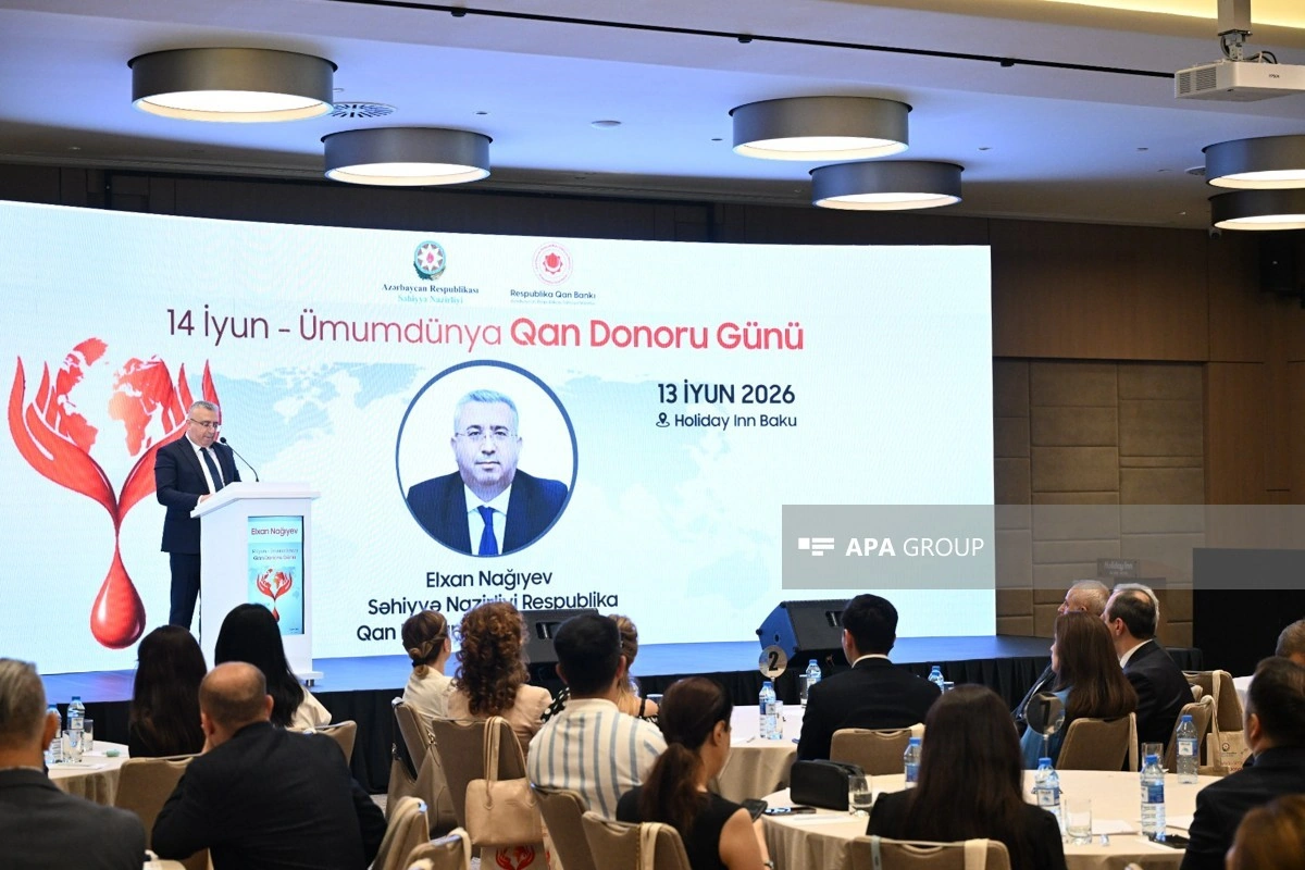 Ümumdünya Qan Donoru Gününə həsr olunmuş tədbir keçirilib - FOTO