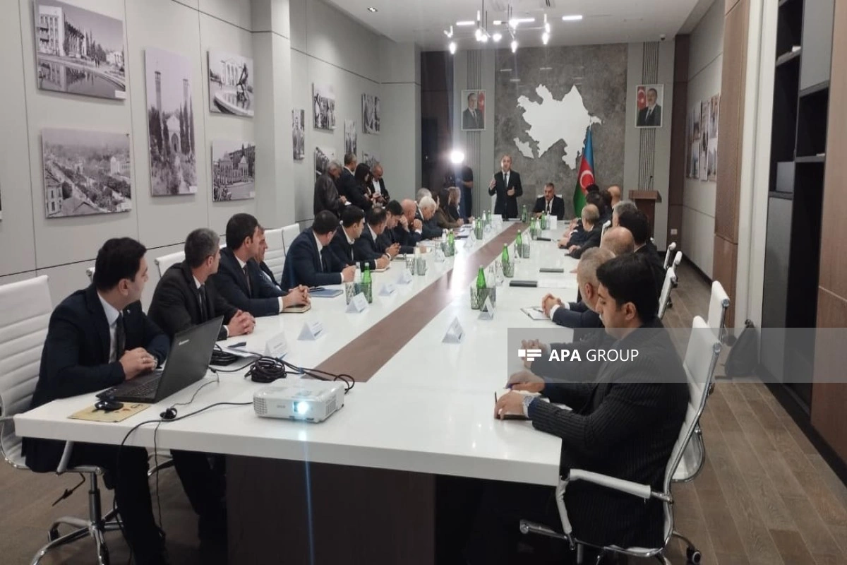 Ağdamda Ekoloji məsələlər üzrə İşçi qrupunun iclası keçirilir - FOTO