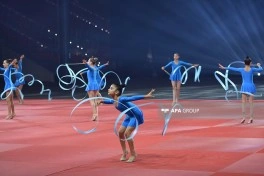 Məktəblilərin Respublika İdman Olimpiadasının açılış mərasimi keçirilib - FOTO