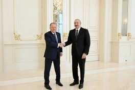 Prezident İlham Əliyev Beynəlxalq Cüdo Federasiyasının prezidentini qəbul edib - FOTO