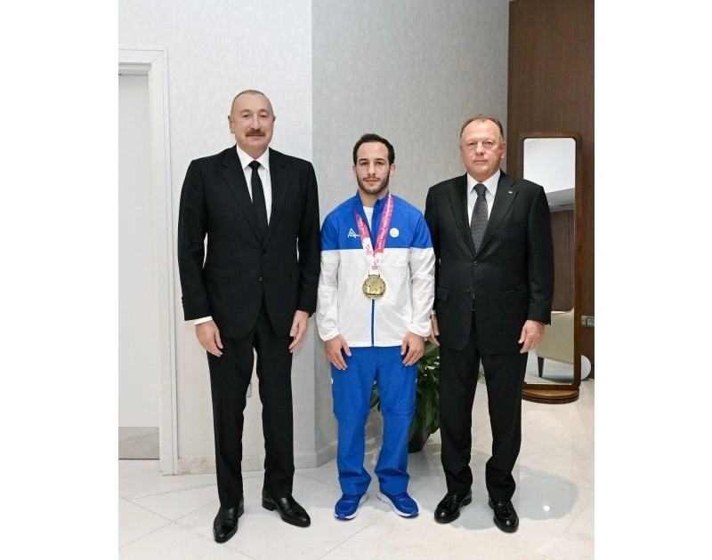 Prezident İlham Əliyev cüdo üzrə dünya çempionatının açılış mərasimini izləyib - YENİLƏNİB-1