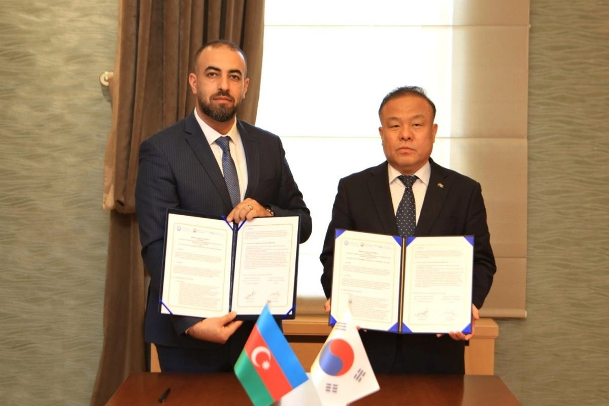 Azərbaycanla Koreya arasında dövlət maliyyəsinin rəqəmsallaşdırılması üzrə Anlaşma Memorandumu imzalanıb