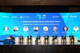 II Azərbaycan Beynəlxalq İnvestisiya Forumu: Azərbaycanın regionlar arasında strateji keçid kimi rolu müzakirə olunub - FOTO