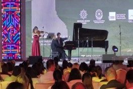XV Qəbələ Beynəlxalq Musiqi Festivalında Bakı Musiqi Akademiyası tələbələrinin konserti olub - FOTO