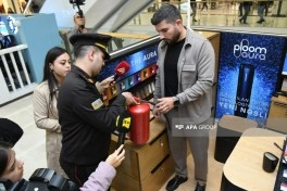 FHN yanğın təhlükəsizliyi ilə bağlı maarifləndirmə tədbiri keçirib - FOTO