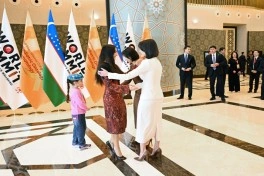 Leyla Əliyeva Səmərqənddə Uşaqların rifahına investisiya mövzusunda Ümumdünya Sammitinin açılışında iştirak edib - FOTO