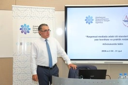 “Rəqəmsal mediada ədəbi dil standartları: müasir yazı texnikası və praktik redaktə” mövzusunda təlimlərə başlanılıb