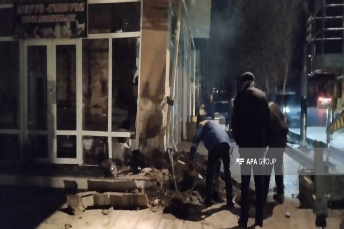 Xaçmaz şəhərinə elektrik enerjisinin verilişi bərpa edilib - FOTO - YENİLƏNİB