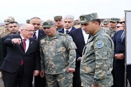 Xocavənddə Azərbaycan-Türkiyə-Özbəkistan birgə hərbi təliminin "Yüksək Səviyyəli Müşahidəçi Günü" keçirilir - VİDEO