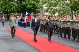 Müdafiə nazirləri Azərbaycan-Slovakiya hərbi əməkdaşlığının vəziyyətini müzakirə edib
