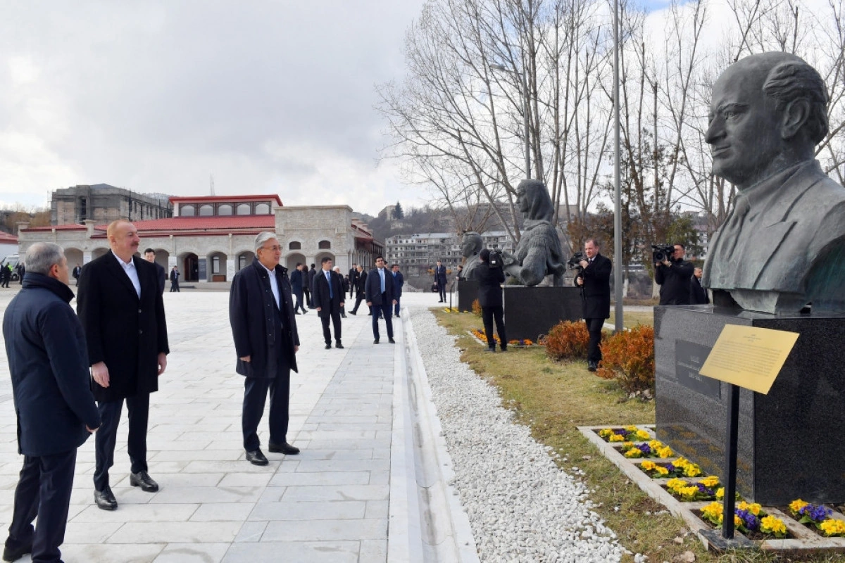 Azərbaycan və Qazaxıstan prezidentləri Şuşaya səfər ediblər - YENİLƏNİB