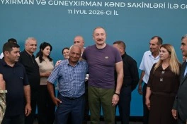 Prezident İlham Əliyev Xocavənd rayonunun Quzeyxırman kəndində olub - FOTO - YENİLƏNİB
