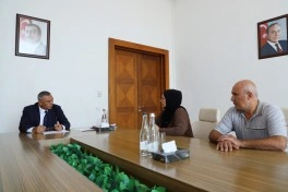 Mürsəl İbrahimov Şəmkirdə vətəndaşları qəbul edib