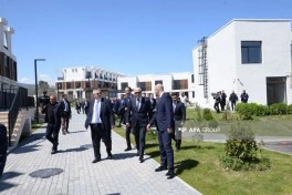 Azərbaycan-Rusiya Hökumətlərarası Komissiyasının üzvləri Zəngilanda aparılan bərpa-quruculuq işləri ilə tanış olublar - FOTO