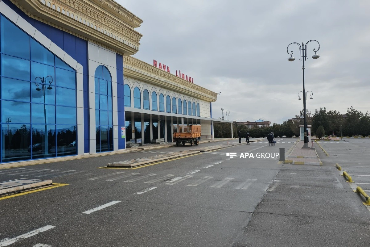Naxçıvan aeroportunun fəaliyyəti bərpa edilib - FOTO