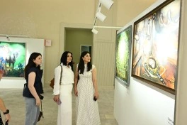 “GabalaFest” çərçivəsində ilk beynəlxalq incəsənət sərgisi açılıb - FOTO