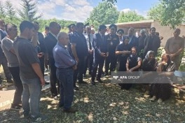 I Qarabağ müharibəsində itkin düşmüş hərbçi Yarməmməd Nuriyevin qalıqları Xaçmazda dəfn edilib - FOTO