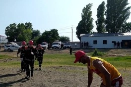 FHN suda boğulma hallarında xilasetmə əməliyyatları ilə bağlı təlim keçirib - VİDEO