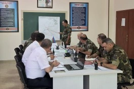 Naxçıvanda fövqəladə hadisələrlə bağlı qərargah məşqi keçirilib