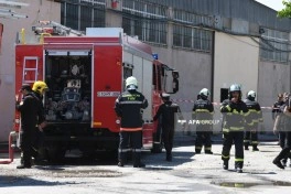 Keşlədə obyektdə yanğın söndürülüb - FOTO - YENİLƏNİB