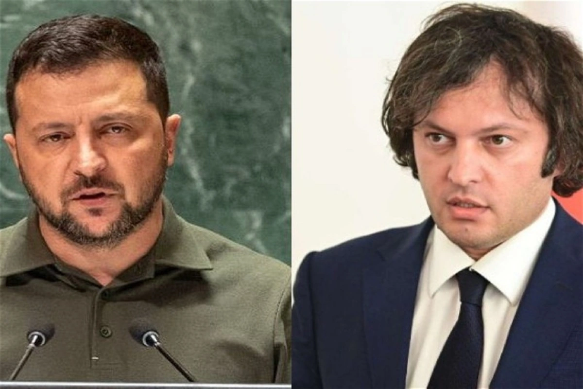 Zelenski İrəvanda Gürcüstan Baş naziri ilə görüşüb